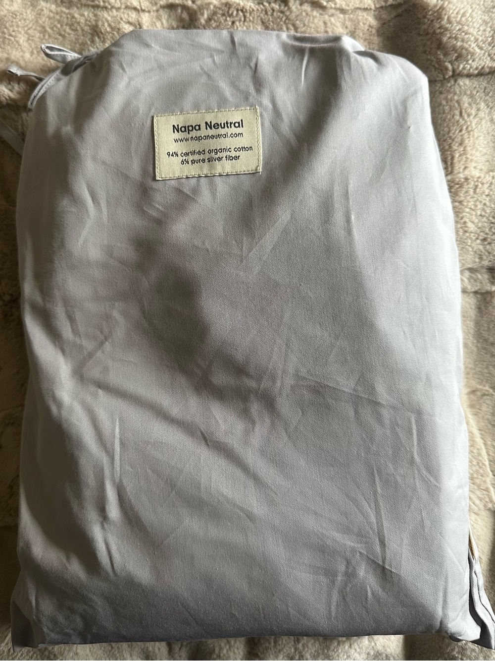Light Gray Organic Cotton Bedding